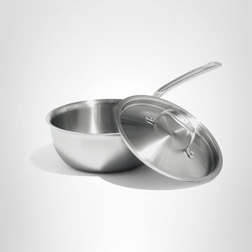 Made In Saucier Pan 3.5-inch depth ideal for simmering sauces