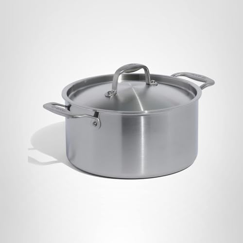 Made In professional-grade stock pot for home chefs seeking performance.