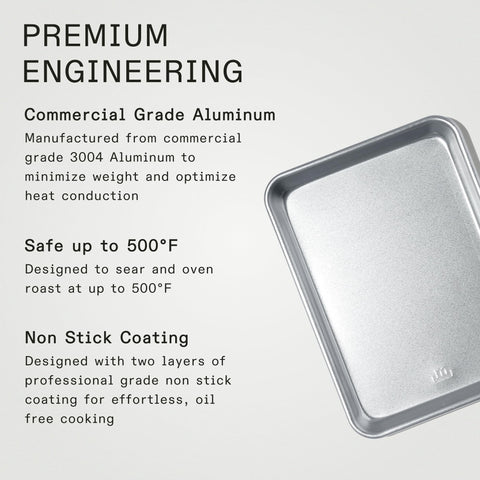 Made In Quarter Sheet Pan – oven-safe to 500F for weeknight meals