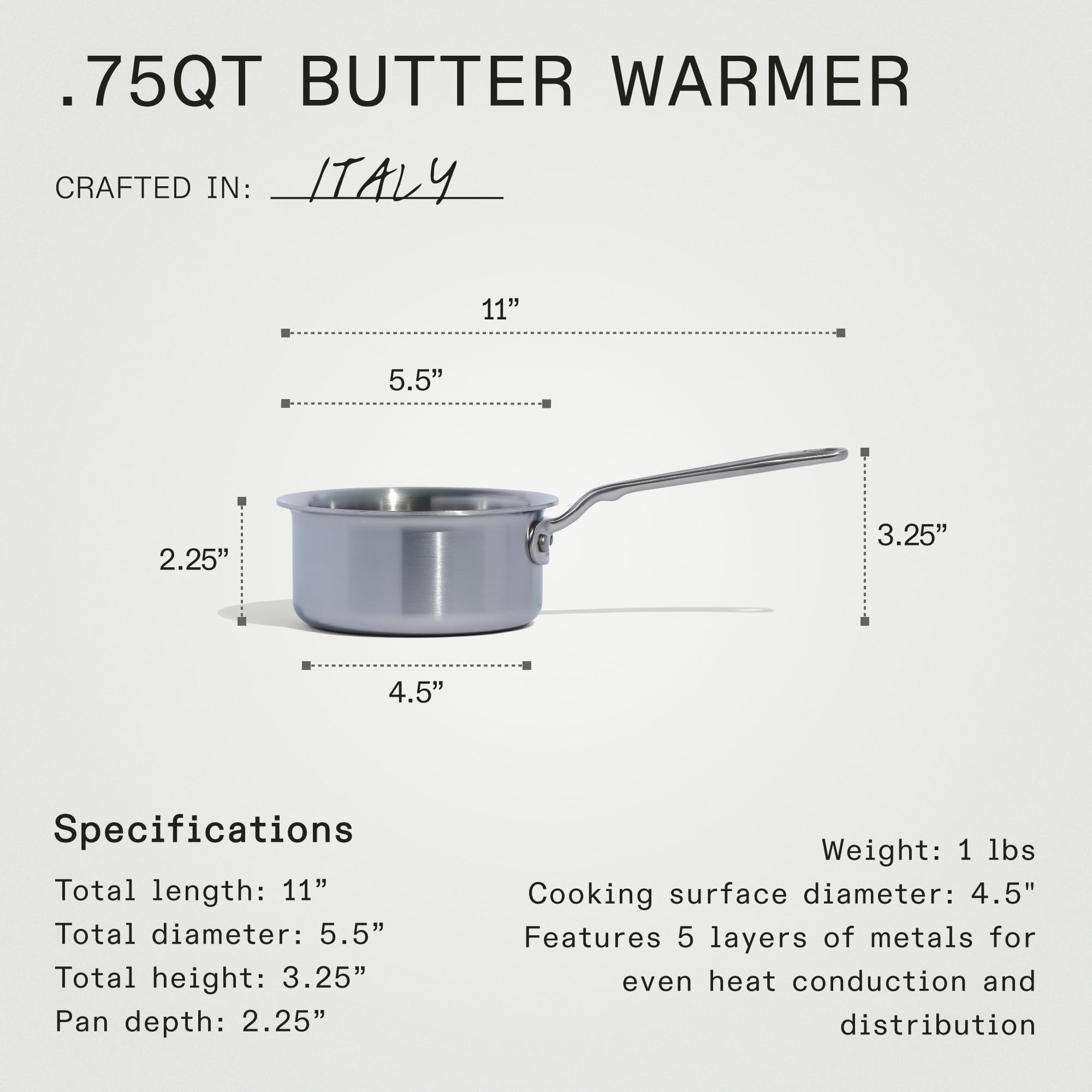 Made In Italy craftsmanship signals professional-grade build and lasting performance.
