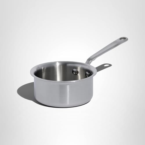 Made In stainless finish for easy cleanup and modern kitchen appeal.