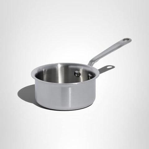 Made In stainless finish for easy cleanup and modern kitchen appeal.