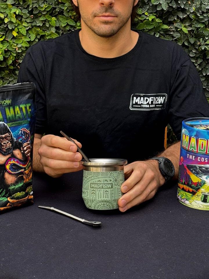 MADFLOW complete kit with two bombillas for shared moments.