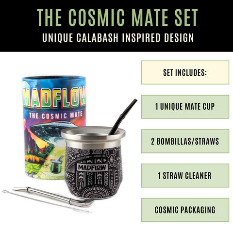 MADFLOW Yerba Mate Cup insulated exterior keeps heat while you sip
