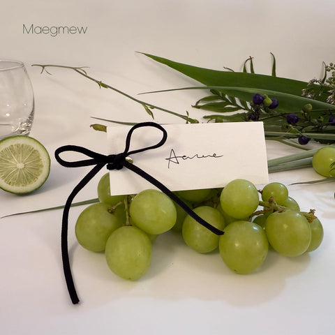 Maegmew place card ideas for gifts or party favors.