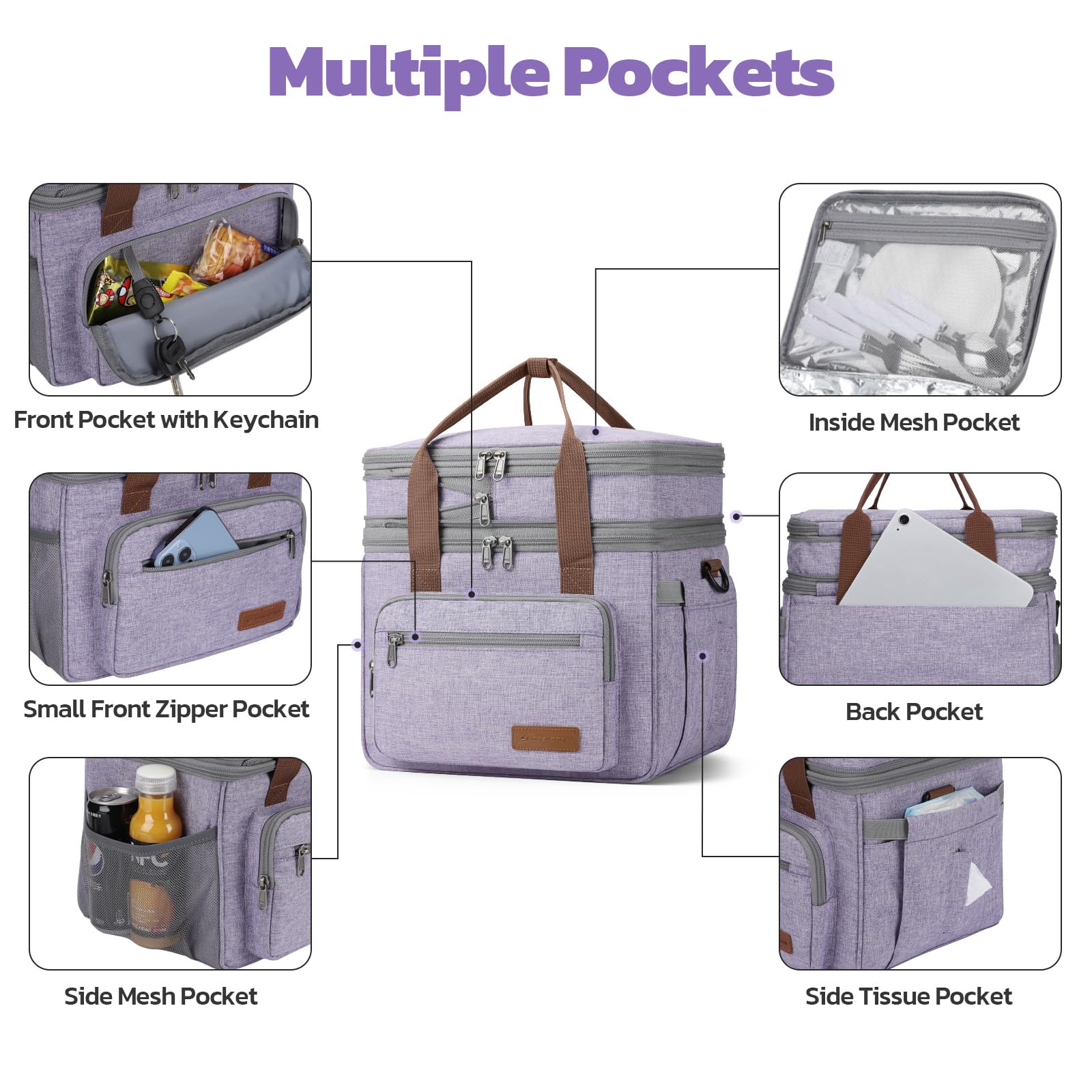 Maelstrom expandable top compartment offers extra snack space