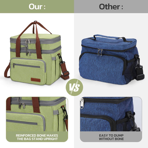 Maelstrom front-pocket lunch bag with keychain for quick access.