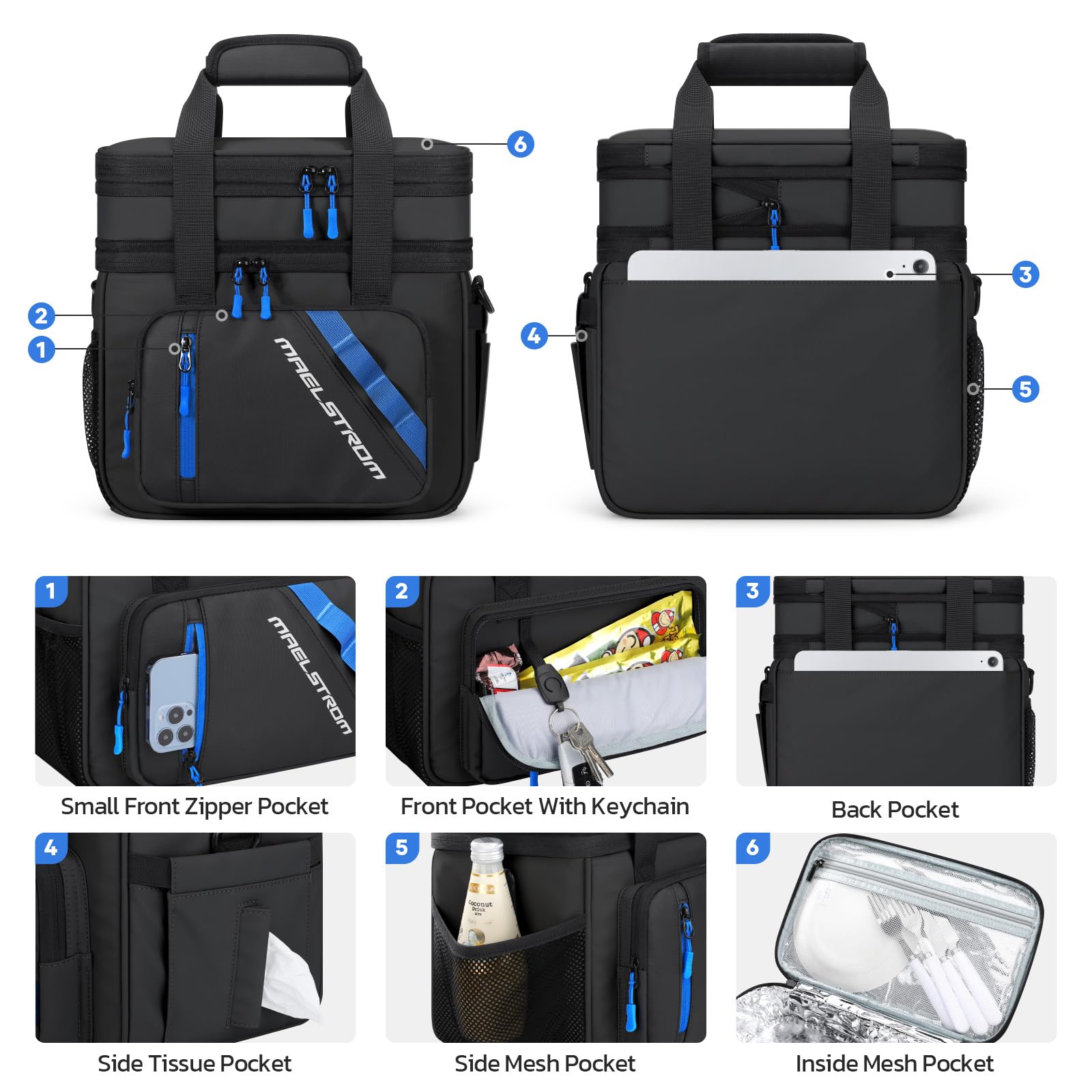 Maelstrom five-layer insulation sustains cold or warm meals for hours