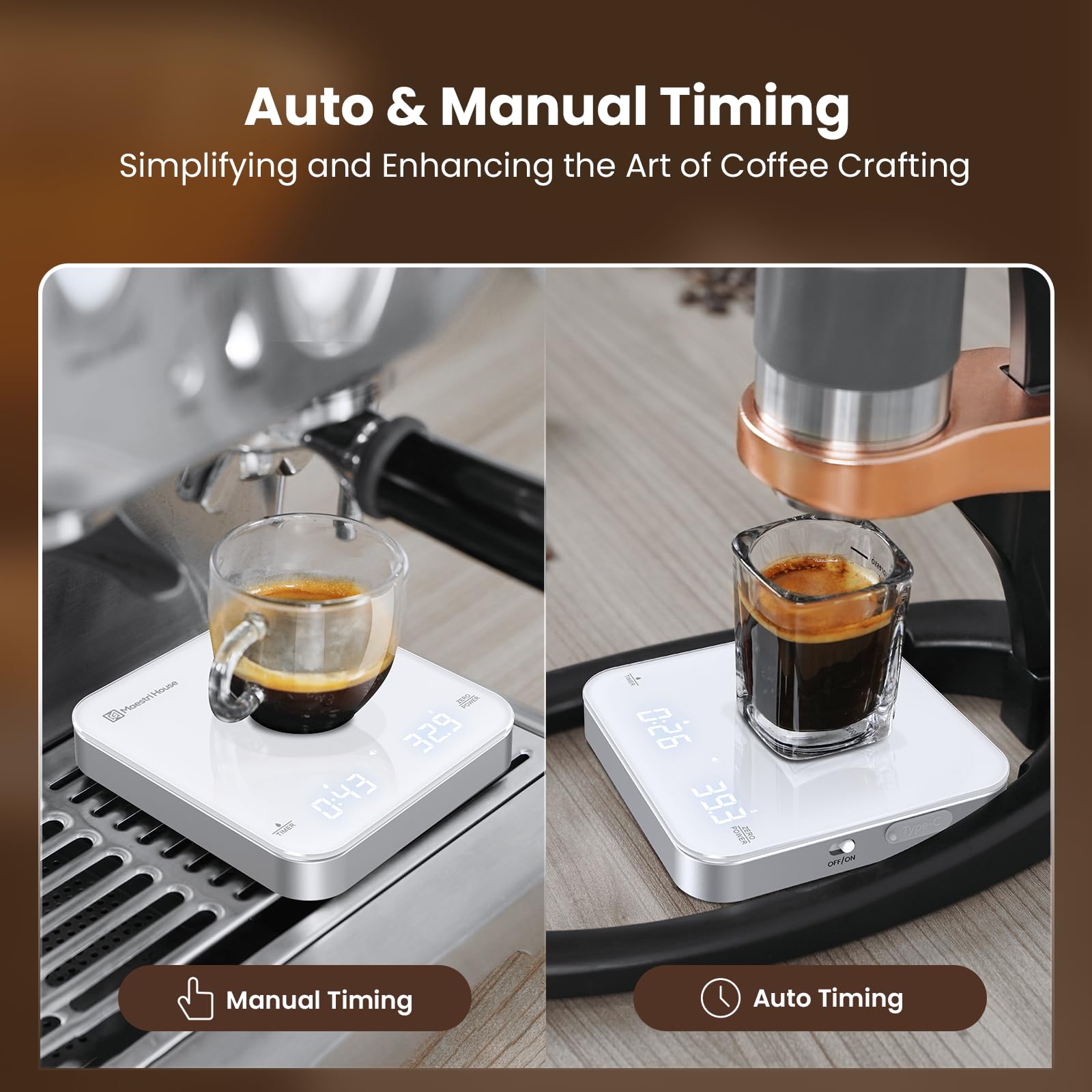 Maestri House scale offers three units for versatile brewing