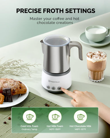 Maestri House detachable base simplifies cleaning and maintenance.