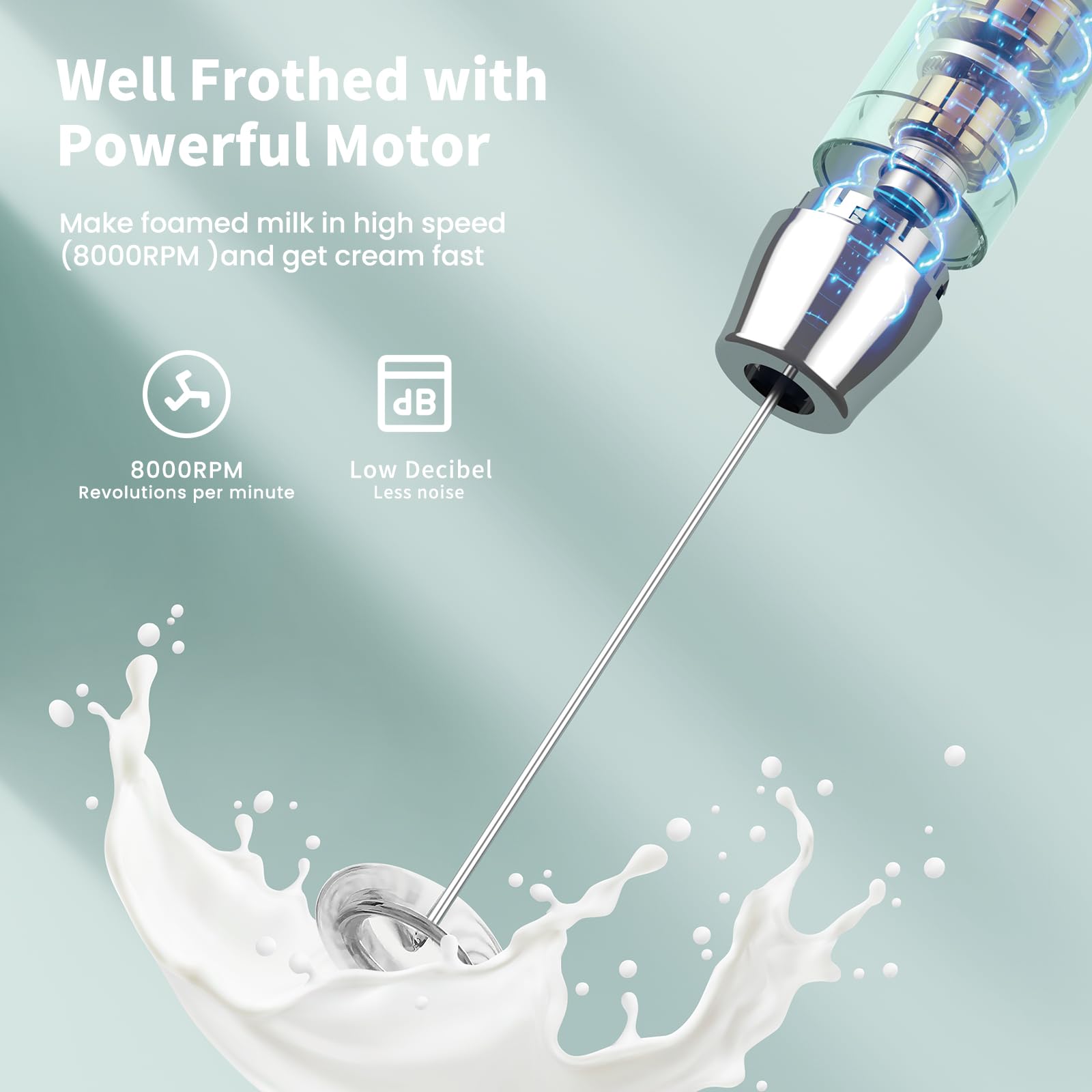 Maestri House LunaFro turbo motor delivers creamy foam fast.