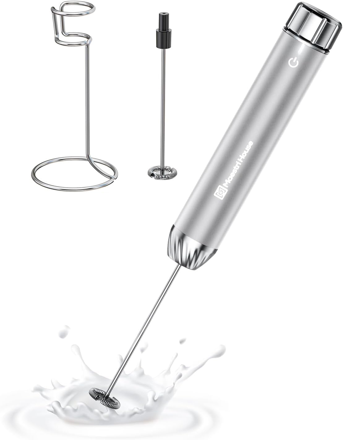 Maestri House LunaFro Max stepless speed for consistent frothing results.
