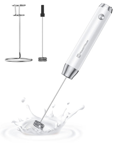 Maestri House LunaFro stand keeps your handheld frother organized and ready for fast frothing.