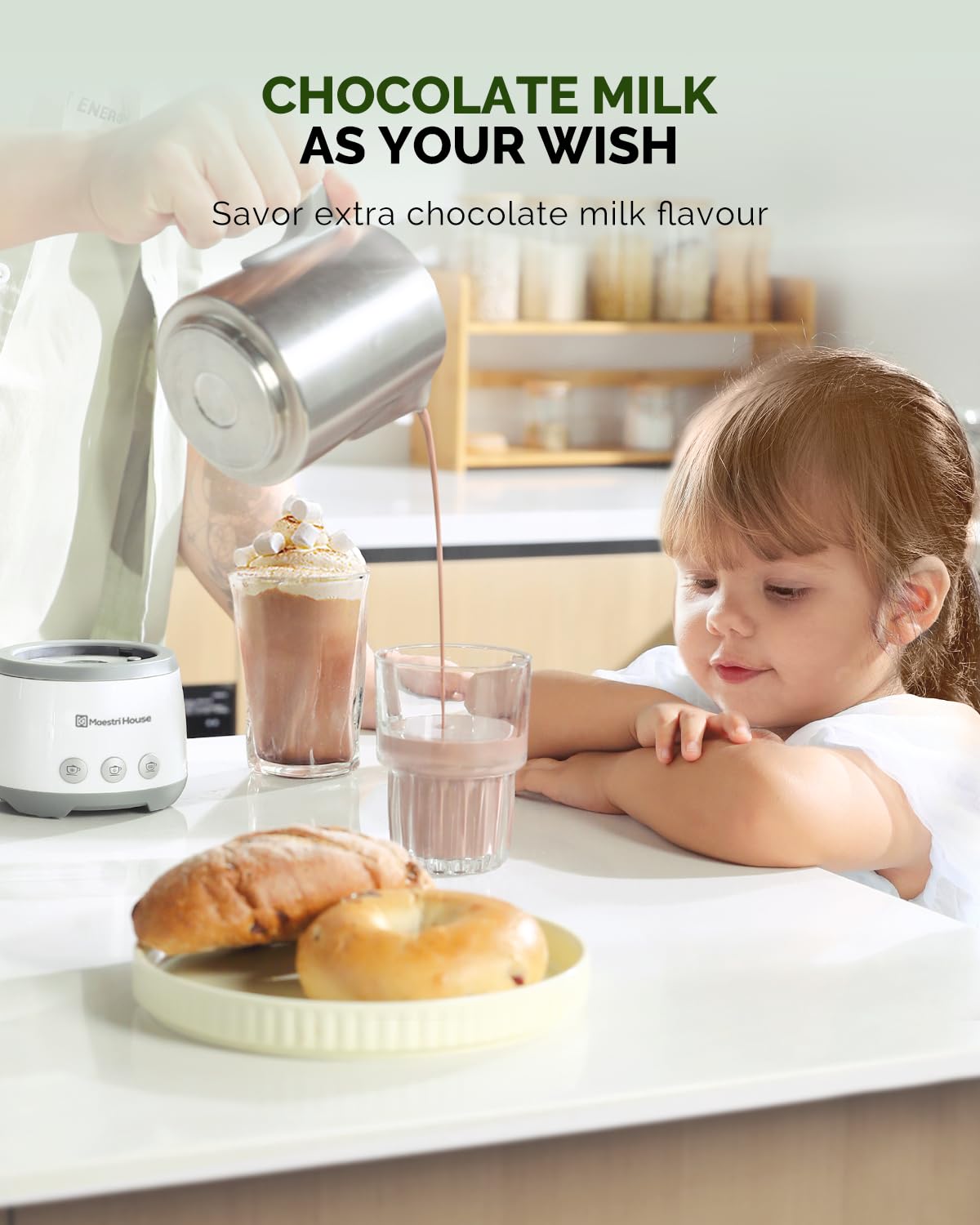 Maestri House measurement scale helps perfect beverage ratios.