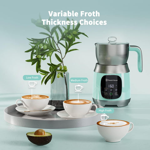 Maestri House frother offers froth thickness options for customized drinks