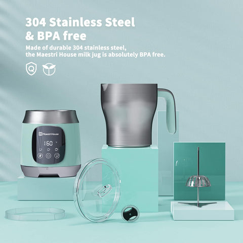 Maestri House pour spout minimizes spills during serving