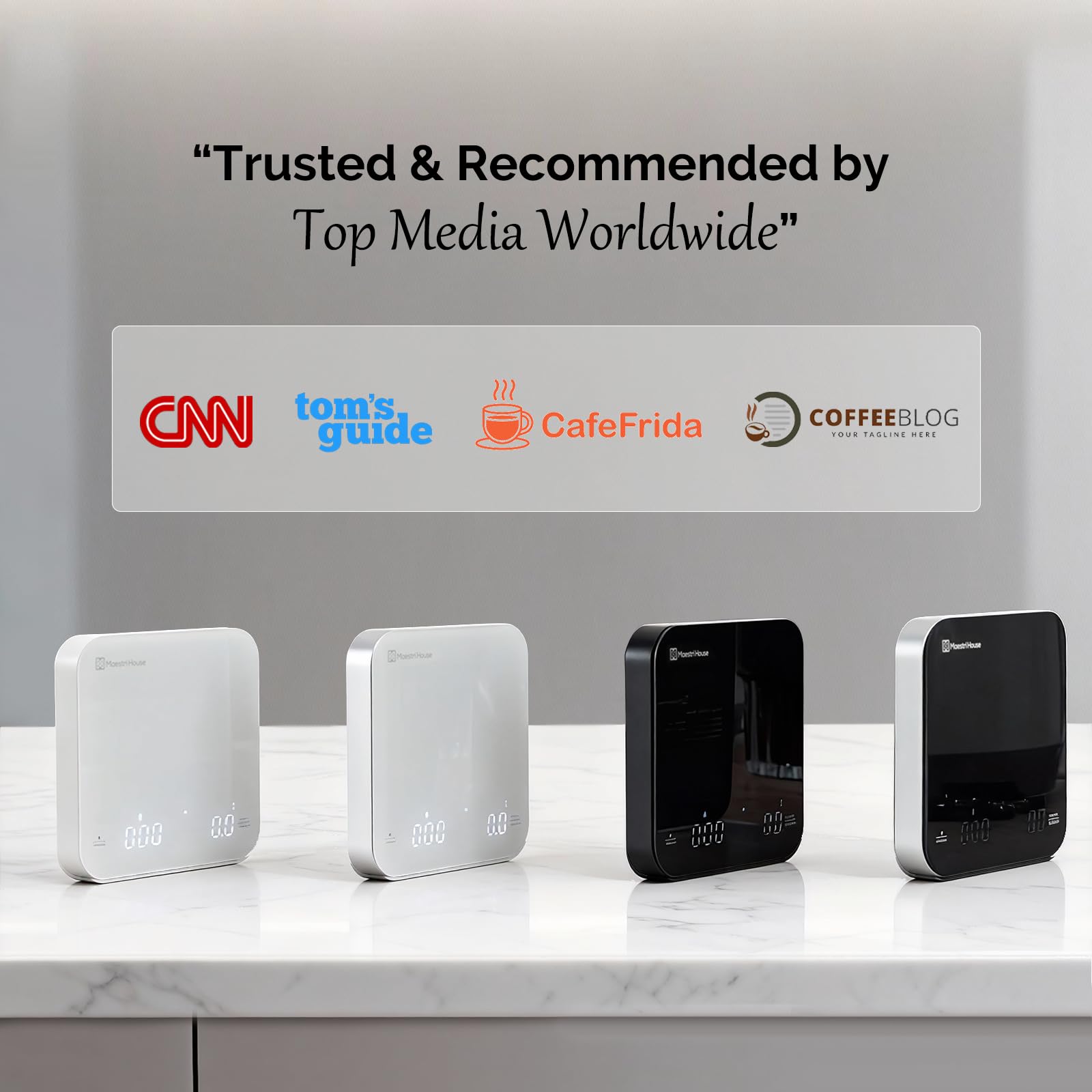 Maestri House scale showing sleep mode to save power