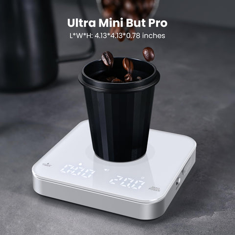 Maestri House scale delivers 0.1 g precision for accurate dosing