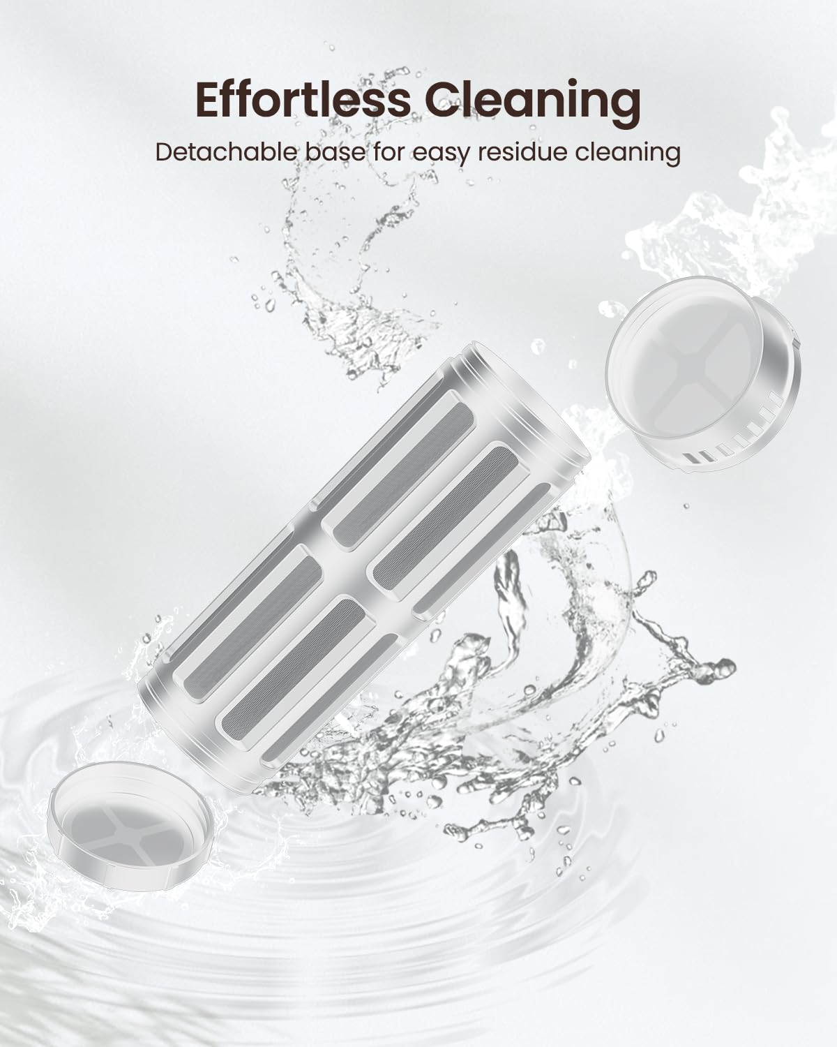 Maestri House removable bottom filter simplifies cleaning and residue removal.