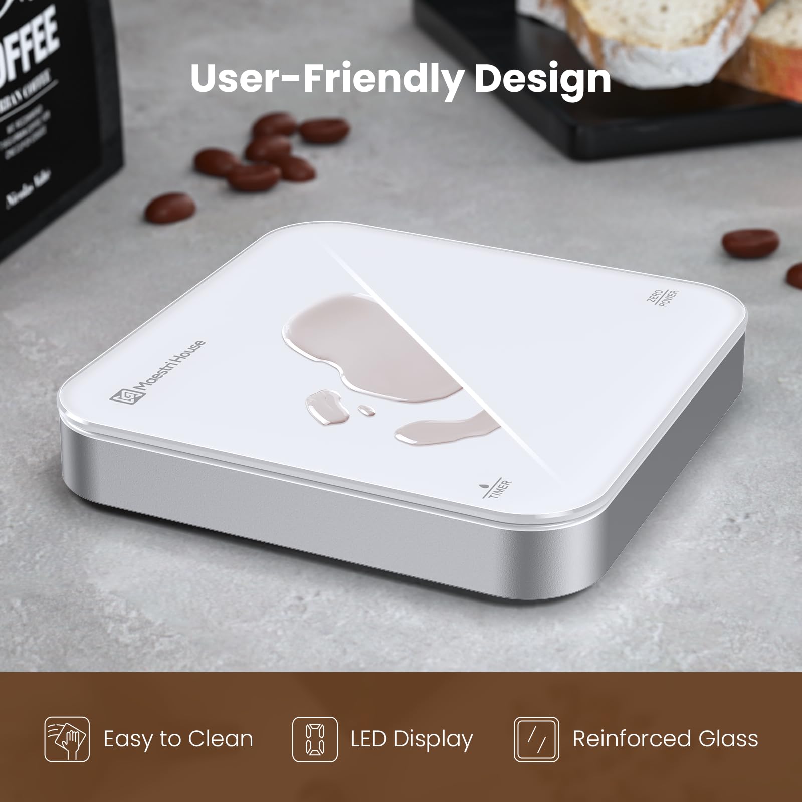 Maestri House detachable silicone pad protects counters and prevents slips