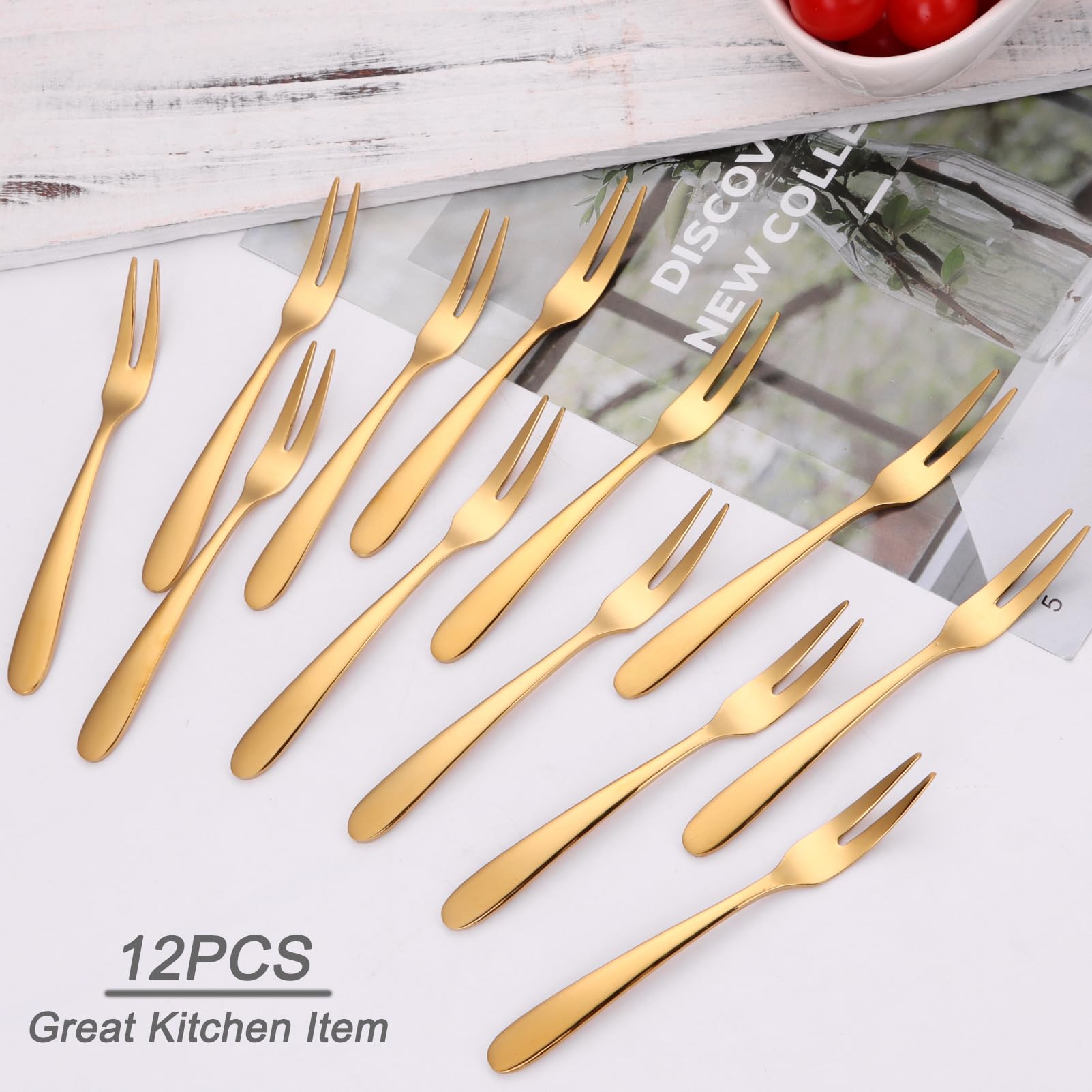 Mafier dishwasher-safe mini forks ideal for quick cleanup after gatherings.