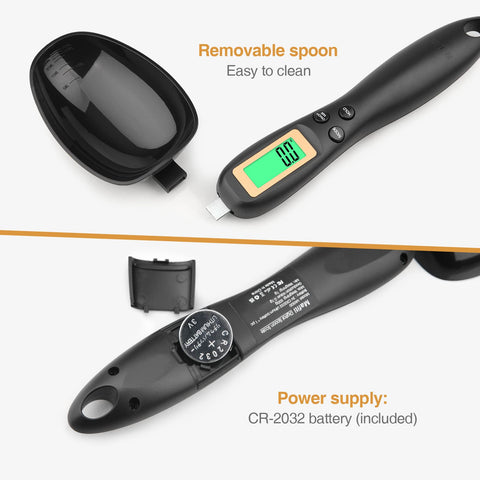 Mafiti digital measuring spoon hold feature keeps readings stable while cooking