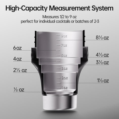Magcheer shaker shows built-in strainer for clean pours without extra bits.