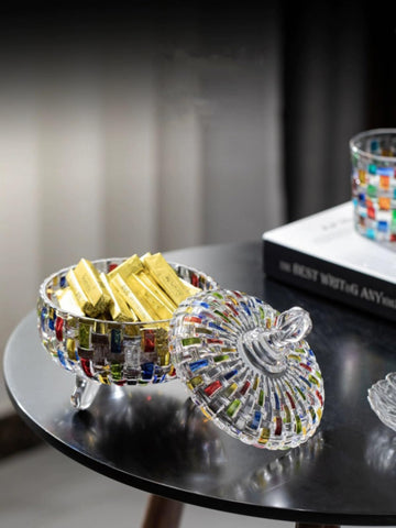 MAGCOLOR storage jar with lid ideal for cookies and chocolates.