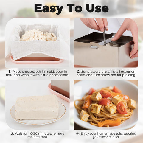 Mageeki Tofu Press fridge-press-ready design for convenient chilling and pressing.