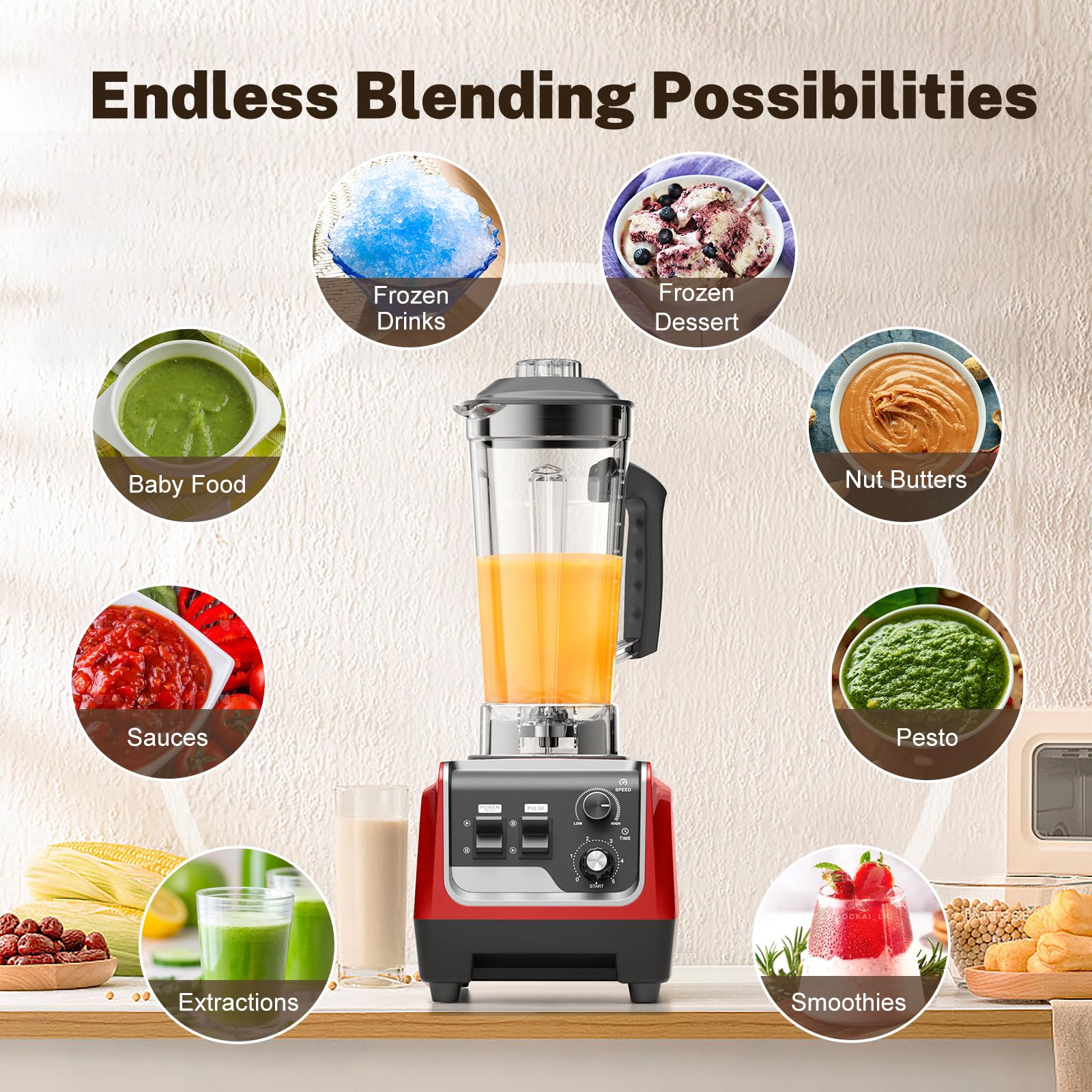 MAGETANG blender with easy controls for versatile daily blending