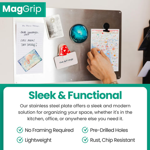 MagGrip colorful magnets gift idea adds playful organization to kitchens or desks