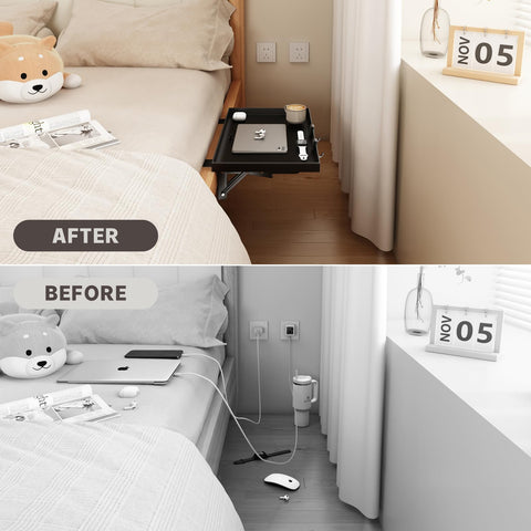 Magheo bedside shelf is a thoughtful gift for college students.