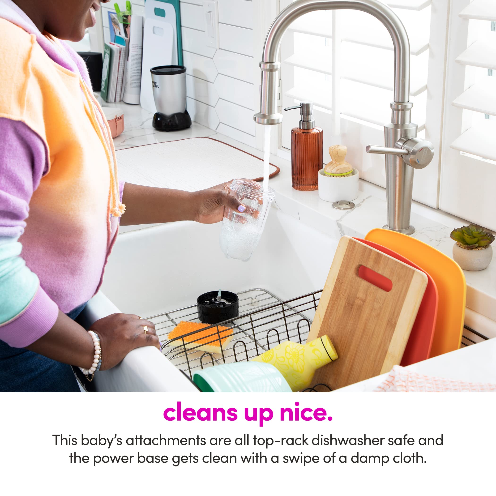 Magic Bullet 10-second recipe guide to spark ideas.