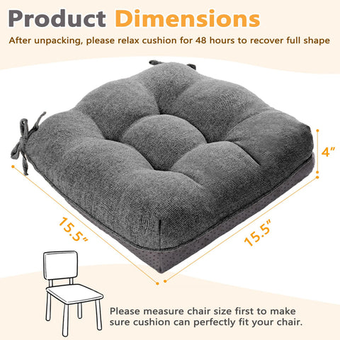 Magic Elephant shredded memory foam provides ergonomic support during meals.