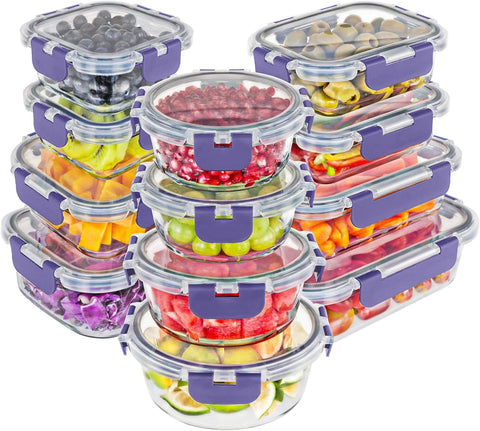 Magic Mill rectangle 8x6 35oz container with airtight lid for daily meal prep.