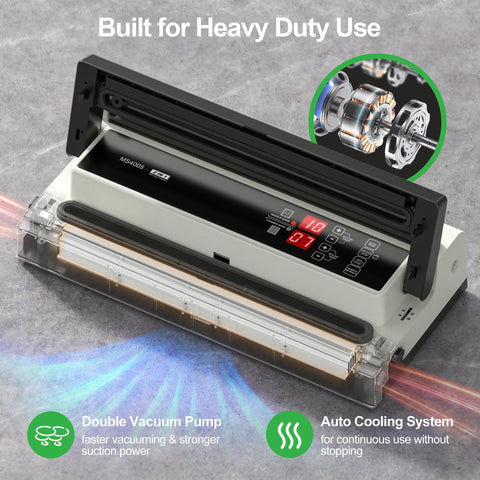 MAGIC SEAL MS4005 automatic operation enables quick, reliable sealing.