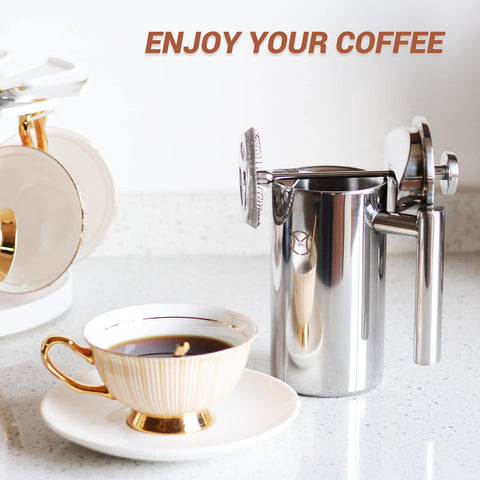 MAGICAFÉ French press kitchen-counter-use: ready on your counter for daily ritual.