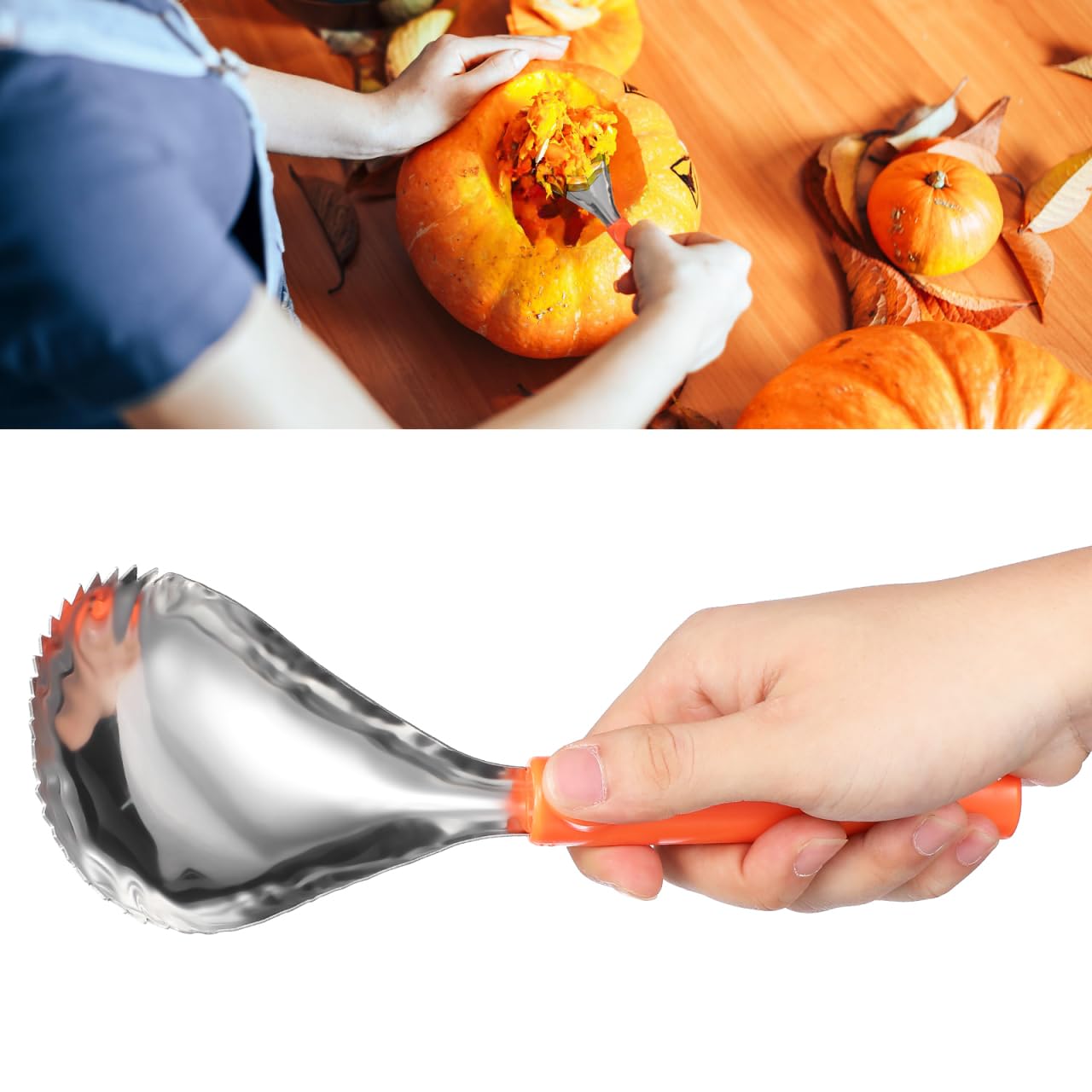 MAGICLULU core remover scoop helps efficient fruit and vegetable prep