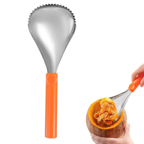 MAGICLULU pumpkin scraper serrated spoon for easy core removal