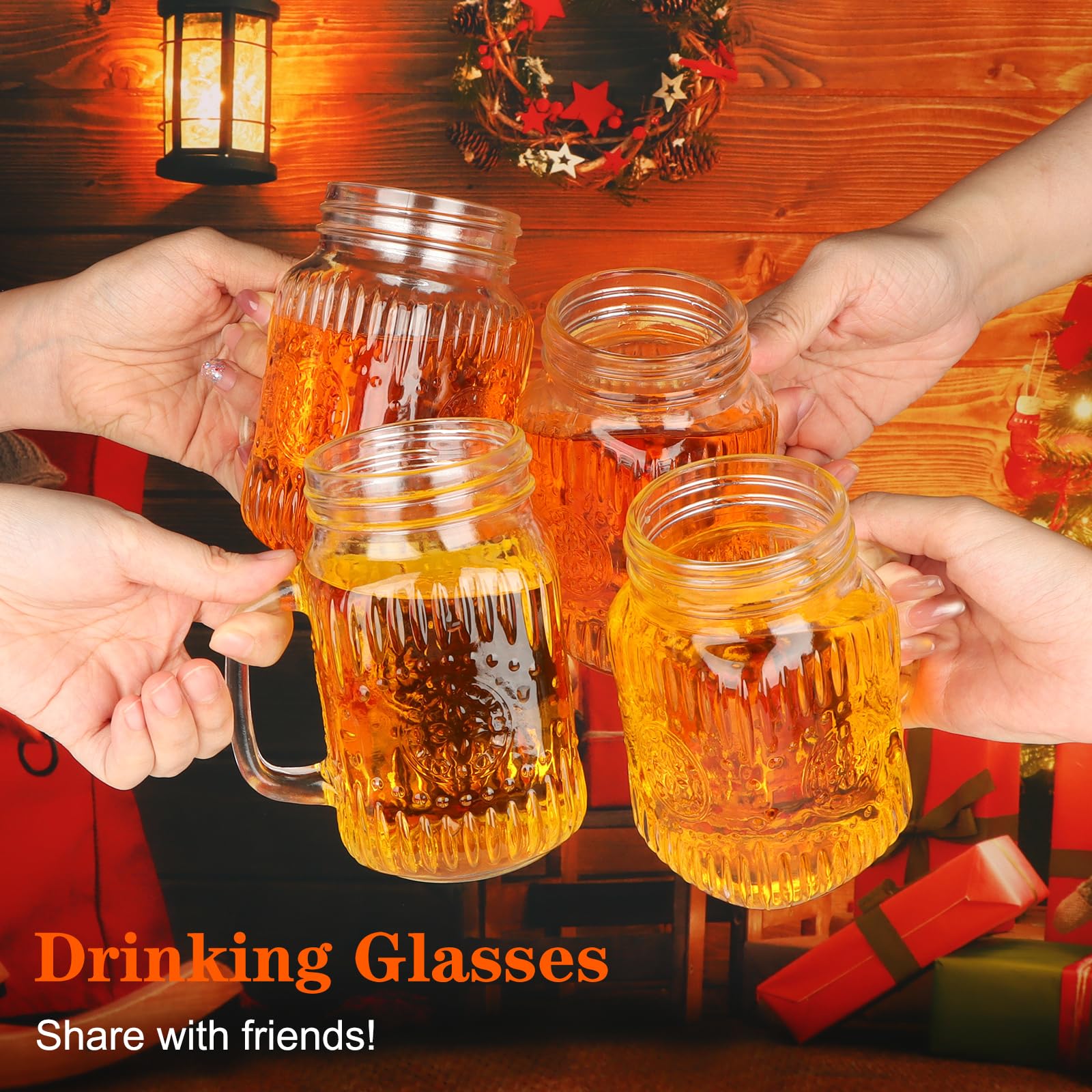 Magicsky mason jar cups gift-ready packaging for gatherings and celebrations.
