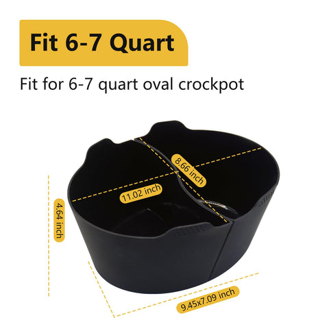 Magikichen 2-in-1 divider insert; cook two dishes simultaneously with this reusable liner.