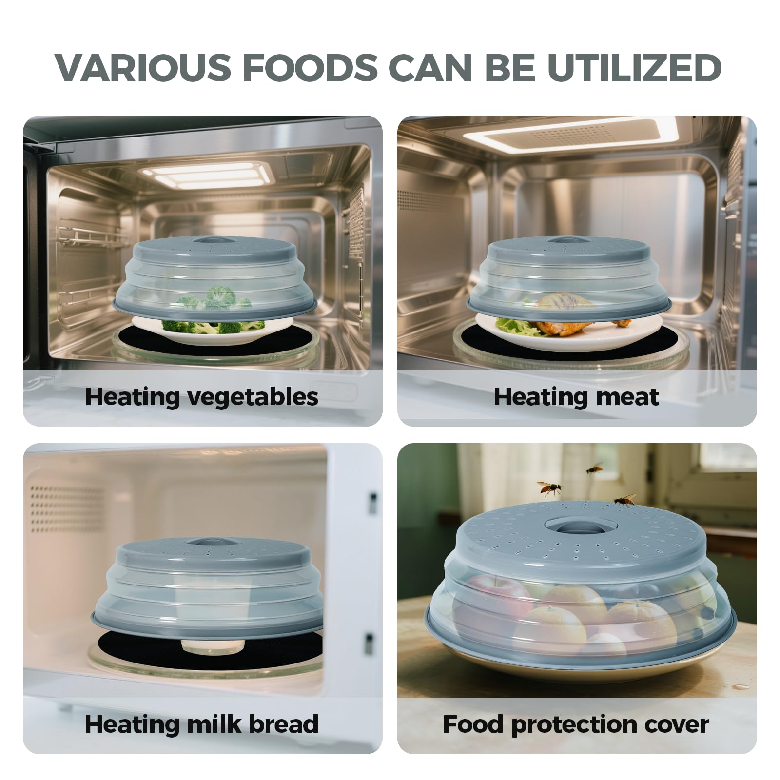 MAGJIUKE BPA-free lid is dishwasher-safe for easy cleanup after microwaving.