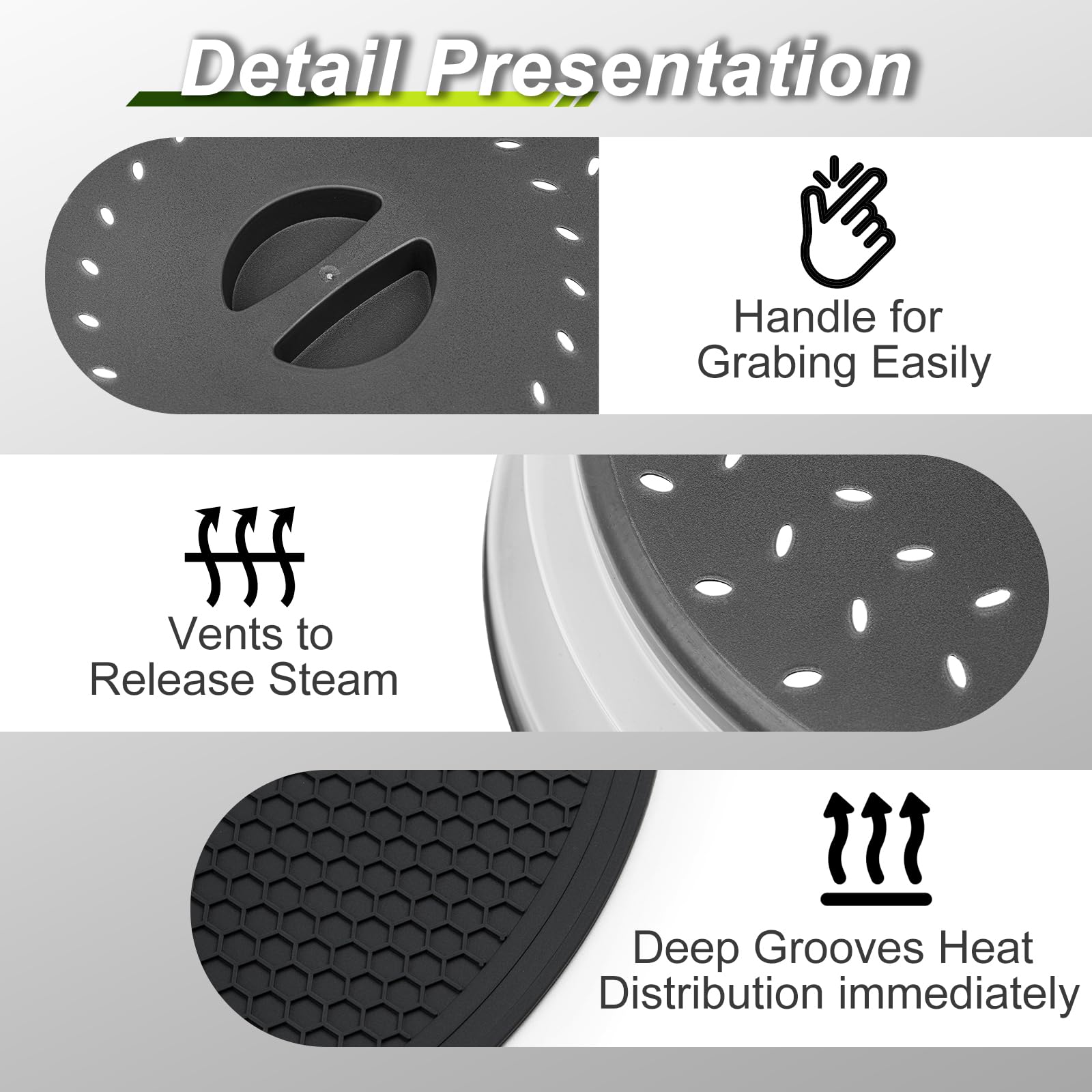 MAGJIUKE BPA-free dishwasher-safe silicone mat for easy cleaning.