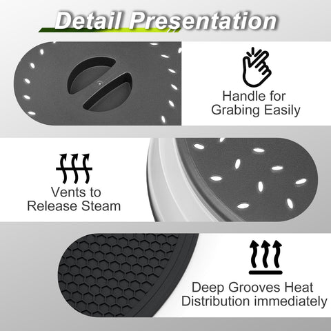 MAGJIUKE BPA-free dishwasher-safe silicone mat for easy cleaning.
