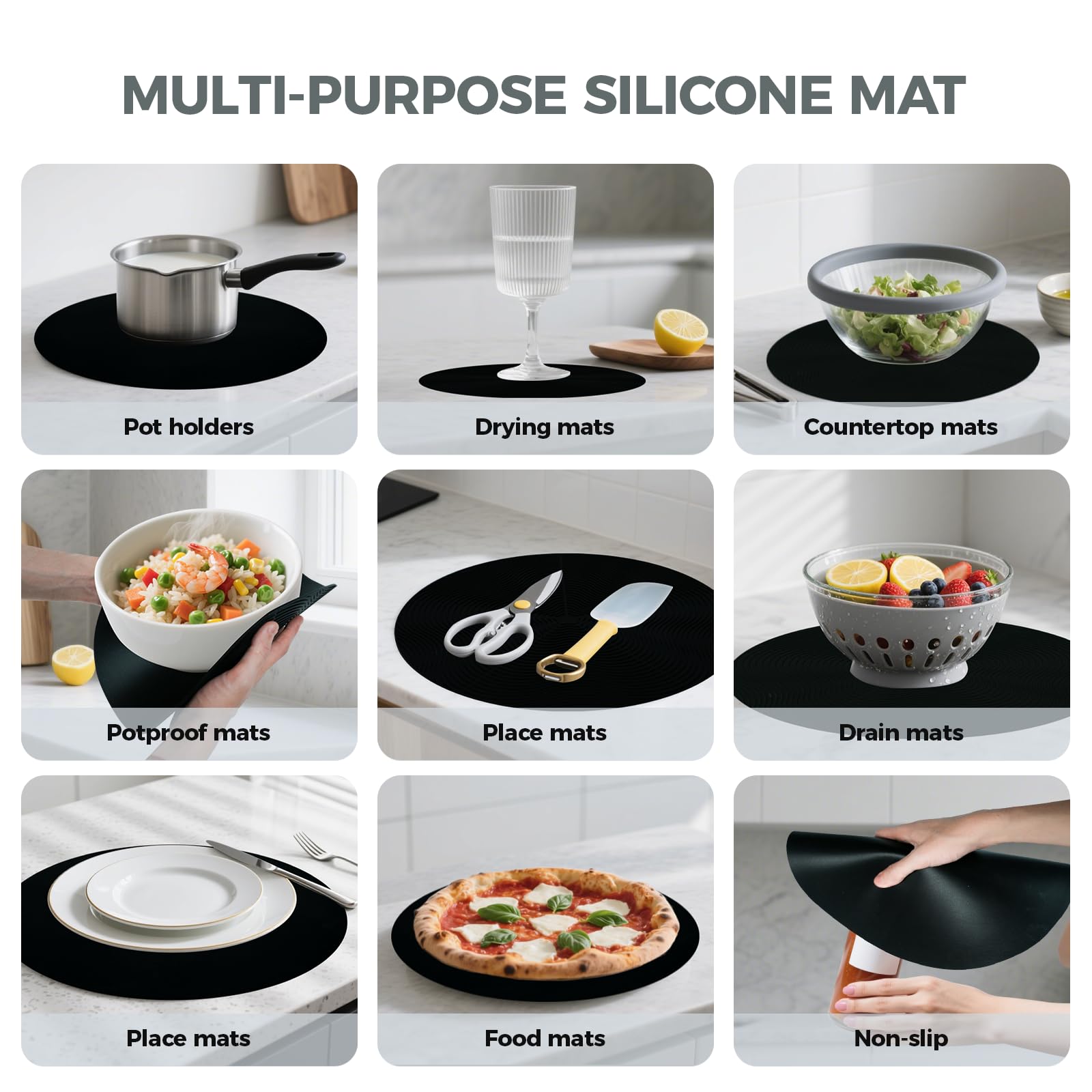 MAGJIUKE microwave plate cover fits most plates for mess-free reheating.