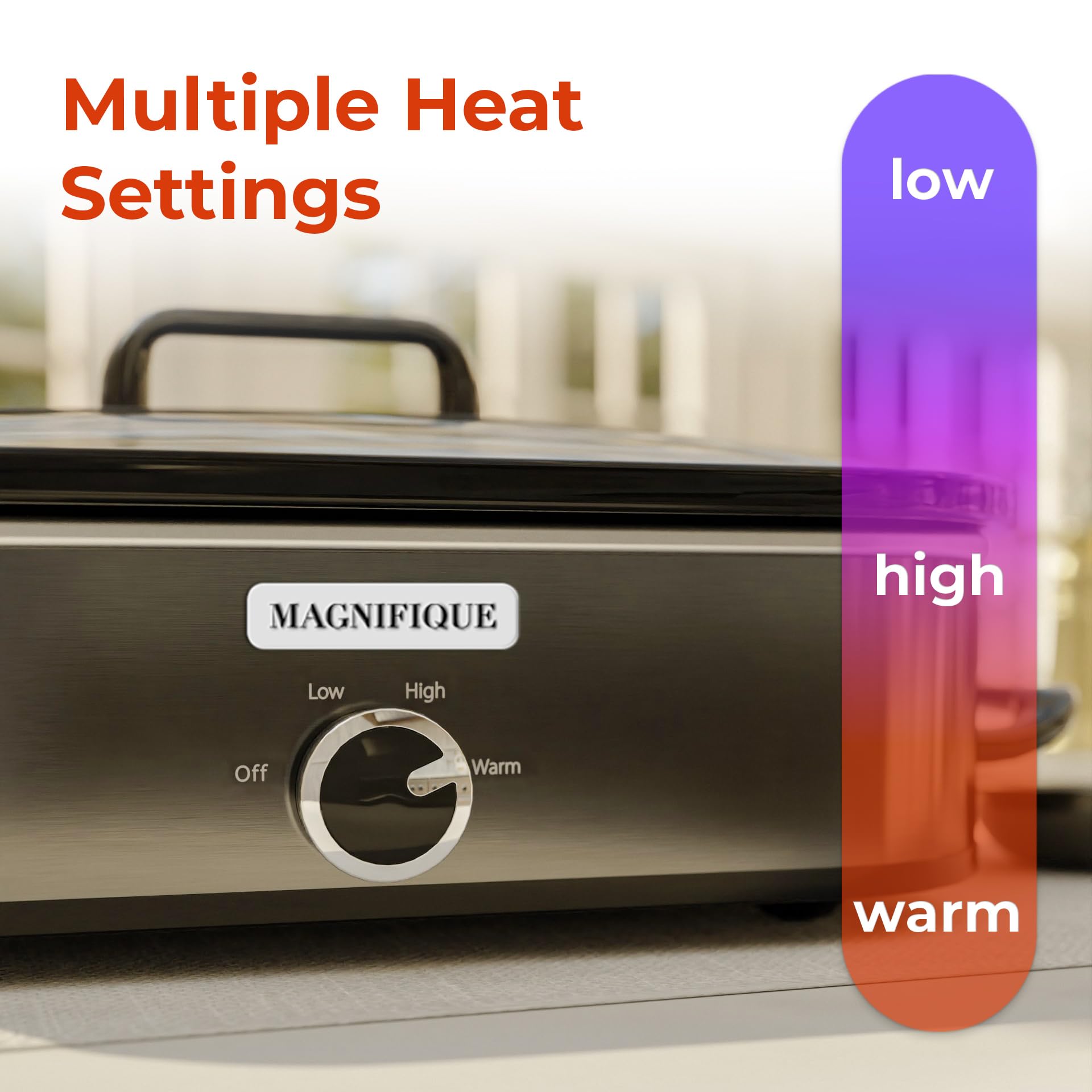 Magnifique Experience Delight programmable controls for flexible cooking