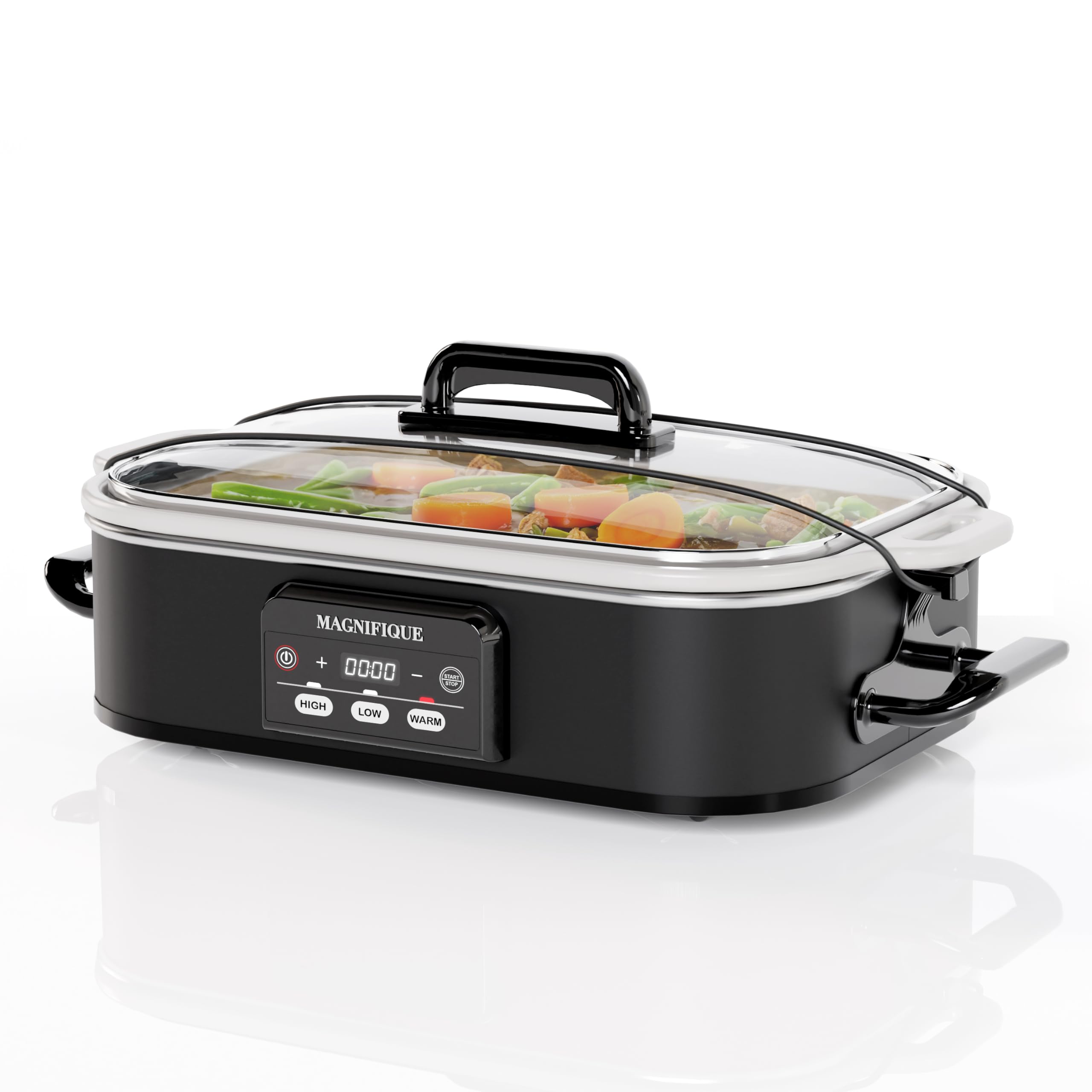 Magnifique 4qt casserole is ideal for family dinners and gatherings