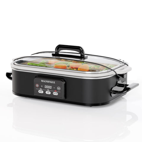 Magnifique 4qt casserole is ideal for family dinners and gatherings