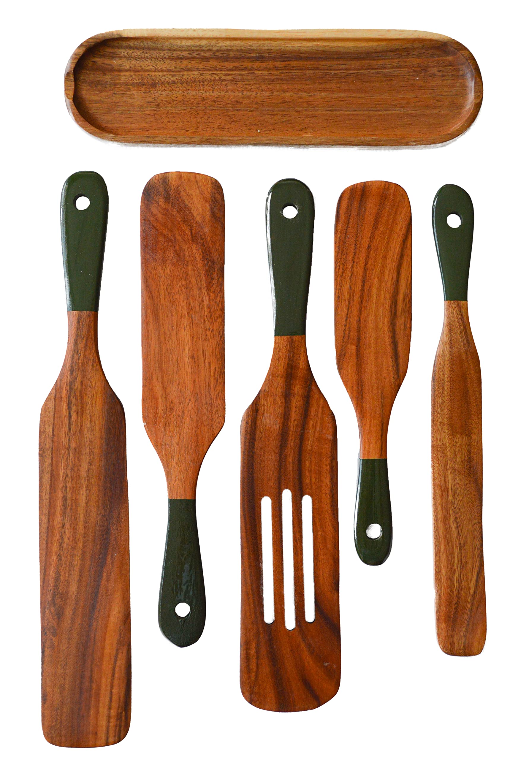 Magnum Opus spurtle porridge stirrer in teak finish for smooth stirring