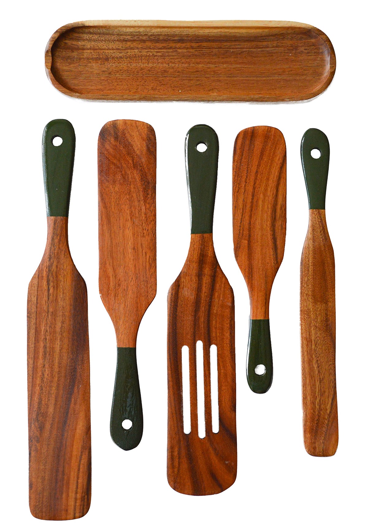 Magnum Opus spurtle porridge stirrer in teak finish for smooth stirring
